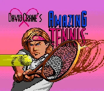 David Crane's Amazing Tennis (USA) screen shot title